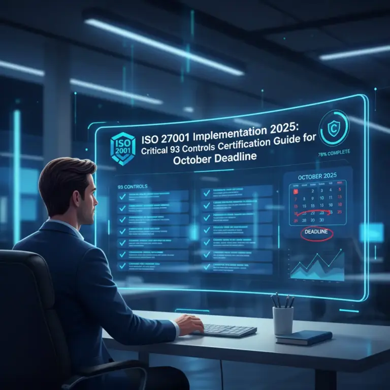 Iso 27001 Implementation 2025: Critical 93 Controls Certification Guide For October Deadline