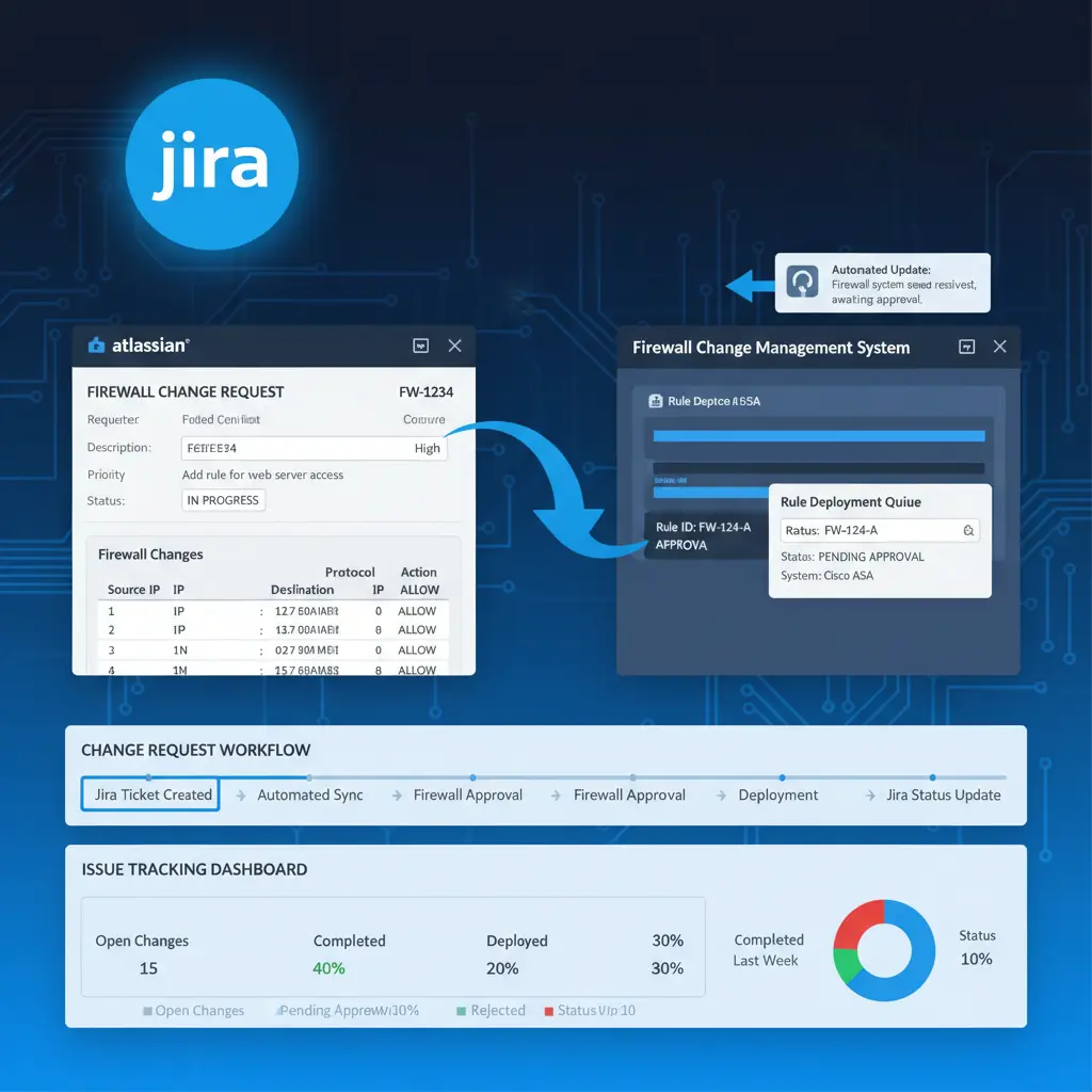 Complete Jira Integration Firewall Change Management Automated Ticket Workflow