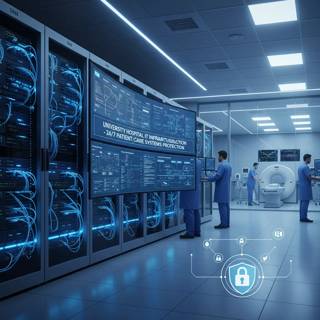 University Hospital It Modernization Mdr Compliance ZeroDowntime Critical Infrastructure Healthcare Security