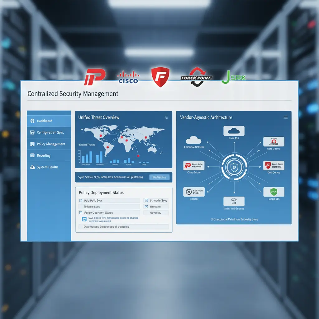 MultiVendor Platform Support Firewall Management Palo Alto Cisco Fortinet Check Point Juniper