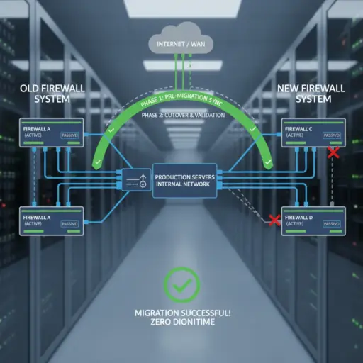 ZeroDowntime Firewall Migration Enterprise Network Security Seamless Transition